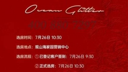 南山【观山海家园】楼王加推01户型，纯板楼南北通，一梯一户，改善首选