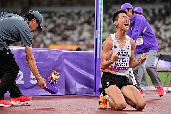 田径世锦赛｜男子跳高屈居亚军，禹相赫就是韩国田径的门面
