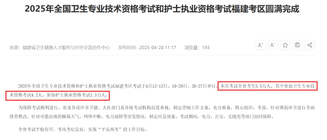 2025卫生资格考试大数据曝光：部分地区通过率不足20%