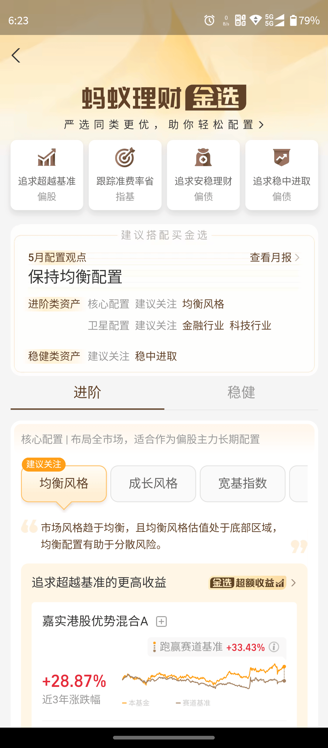 支付宝蚂蚁理财金选:与波动共舞的稳健理财平衡艺术